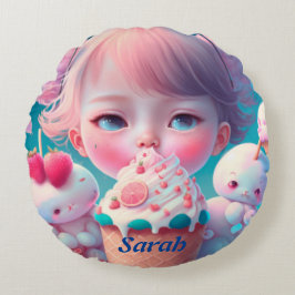 Kawaii Rundes Kissen