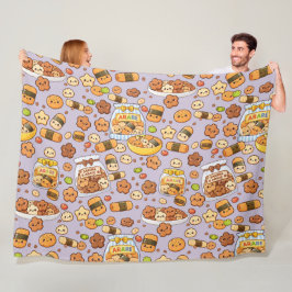 Kawaii Sakura Arare kakimochi Fleecedecke