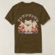 Kawaii Samoyed Puppy Japanisch Woof Woof Woof Woof T-Shirt (Design vorne)