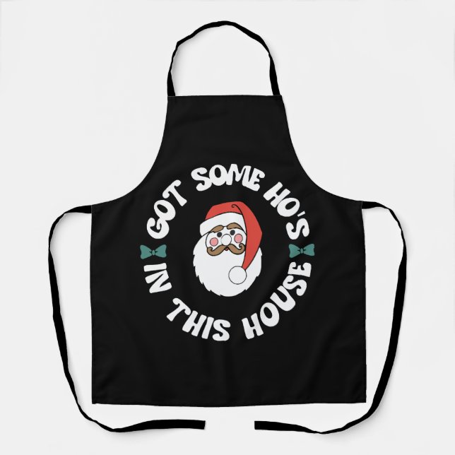 Kawaii Santa Schürze (Vorderseite)