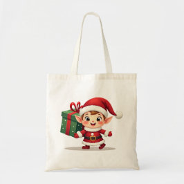 Kawaii Santa's Elf Helper Tote Bag Tragetasche
