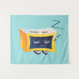 Kawaii Schlafalarm Uhr Wandteppich