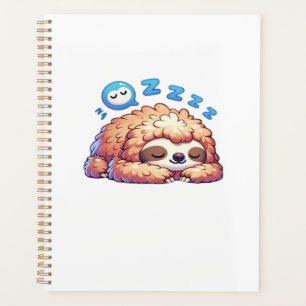 Kawaii schlafende Faultier-Nickerchen Zzz lustiges Planer