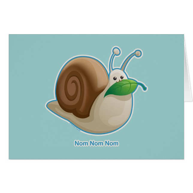 Kawaii Schnecke (Vorderseite (Horizontal))