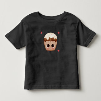 Kawaii-Schokoladen-Cupcake-Kinder-T-Shirt Kleinkind T-shirt
