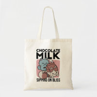 Kawaii Schokoladen Milch Katze – Cozy Getränk & Ni
