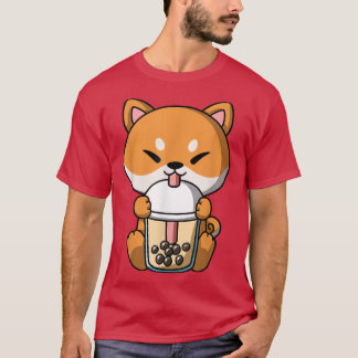 Kawaii Shiba Inu Dog Boba Milk Tea Bubble Tee Anim