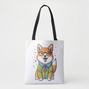 Kawaii Shiba Inu Hipster 1