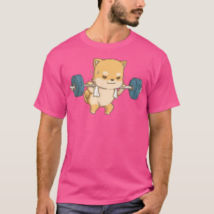 Kawaii Shiba Inu macht einen Platz - Funny Weightl T-Shirt