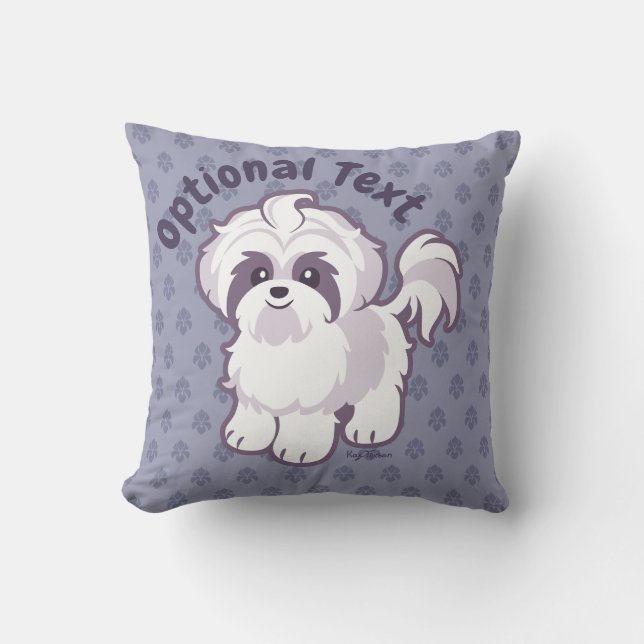Kawaii Shih Tzu Kissen (Vorderseite)