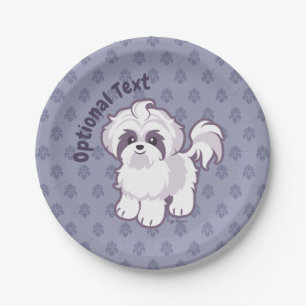 Kawaii Shih Tzu Pappteller