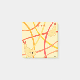 Kawaii Shrimp Tempura auf japanischen Streifen Post-it Klebezettel