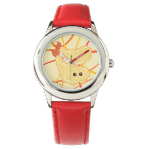 Kawaii Shrimp Tempura Zeichne japanisches Niedlich Armbanduhr