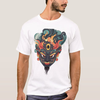 Kawaii Sichuan Opera Face Mask T - Shirt