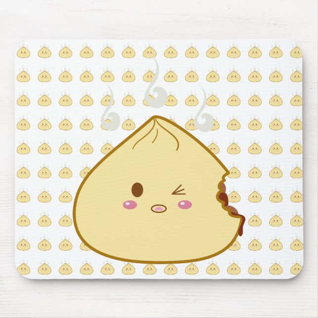 Kawaii "SioPao" Meatbun Bitemark Mousepad (Vorne)