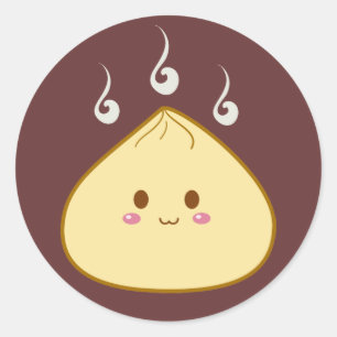 Kawaii "SioPao" Meatbun Runder Aufkleber