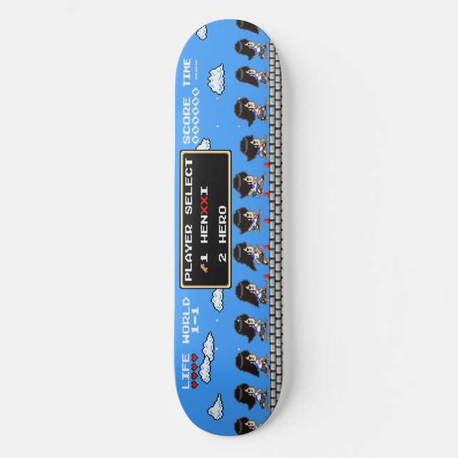 Kawaii Skater Skateboard (Vorderseite)