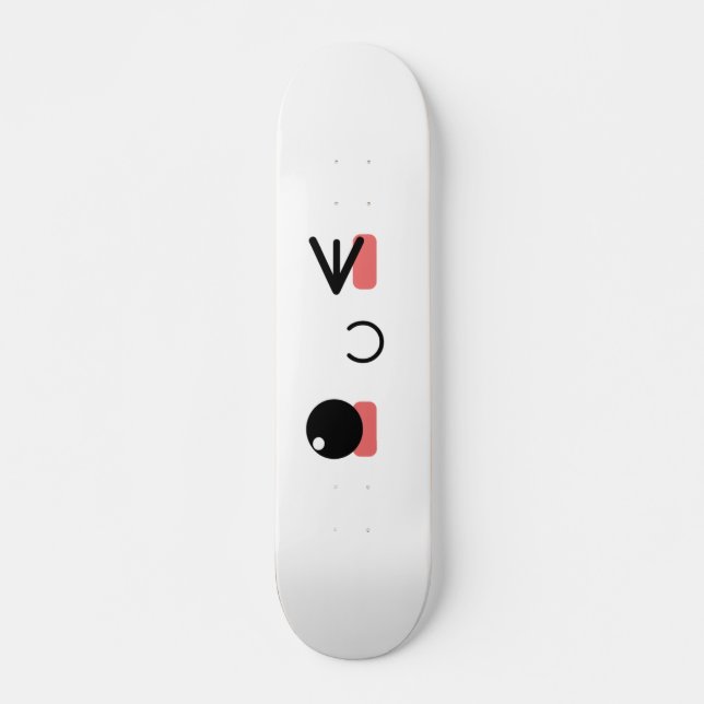 Kawaii Smiles - Wink Skateboard (Vorne)