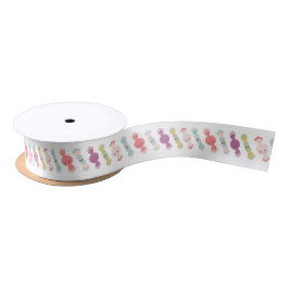 Kawaii Smiling Candy Ribbon Satinband