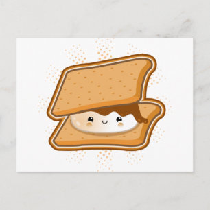 Kawaii Smore Postkarte