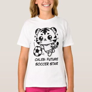 Kawaii Soccer Tiger T-Shirt