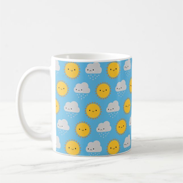 Kawaii Sonne & Regen Kaffeetasse (Links)