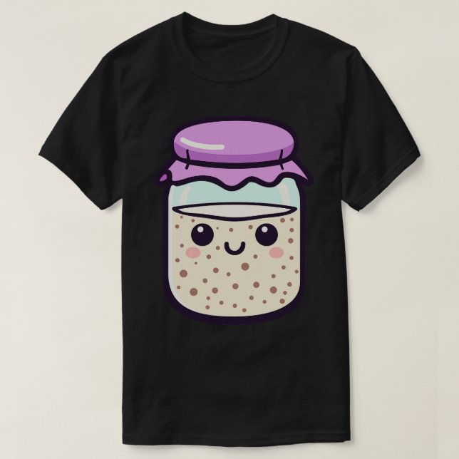 Kawaii Sourdough Starter 1 T-Shirt (Design vorne)