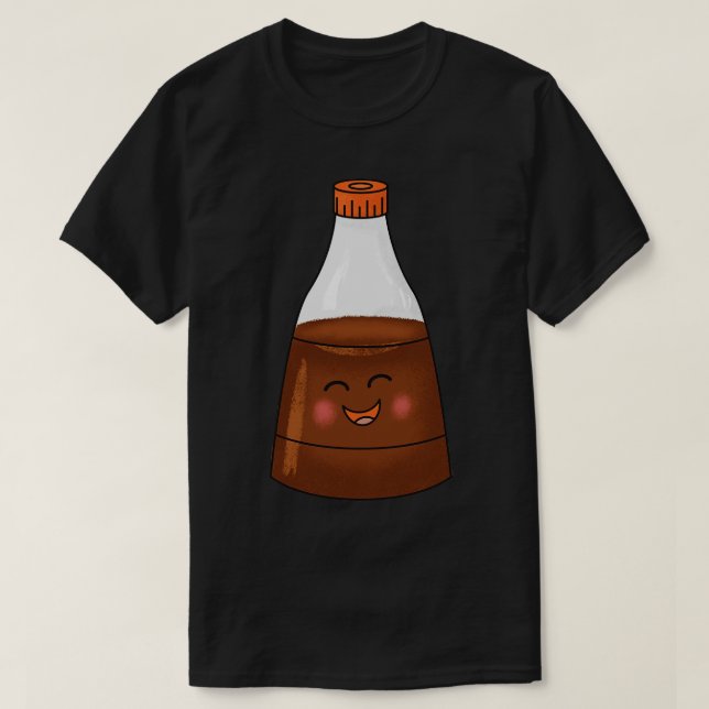 Kawaii Soy Sauce Flasche T-Shirt (Design vorne)