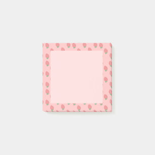 Kawaii Spanisch Rosa Erdbeeren Post-it Klebezettel