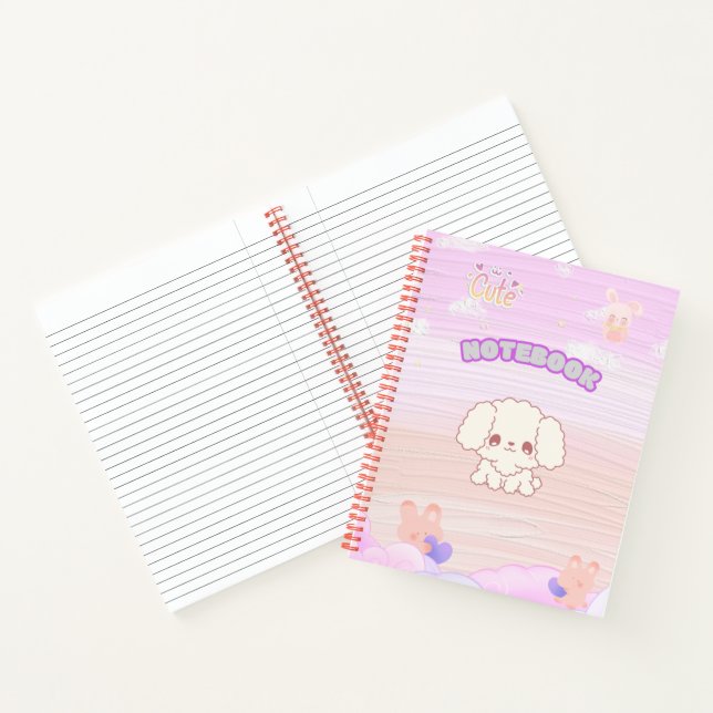 Kawaii Spiral Notebook für Kinder Notizbuch (Innenseite)