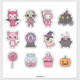 Kawaii Spooky Carriage Sticker Pack