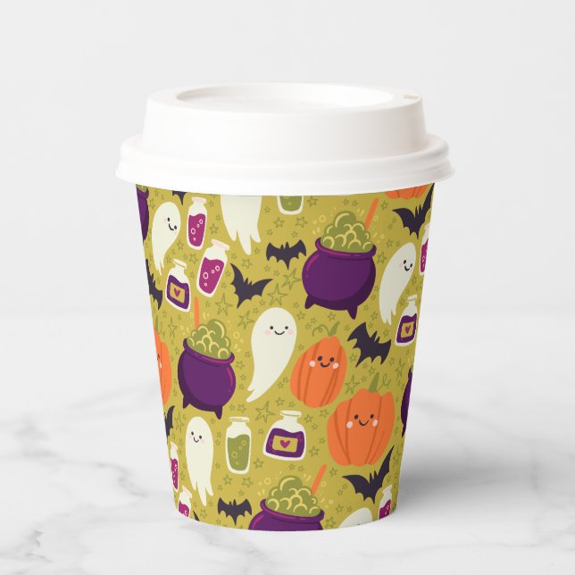 Kawaii Spooky Season To Go Cup Pappbecher (Vorderseite)