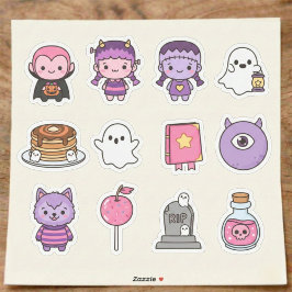 Kawaii Spooky Sweethearts Sticker Pack