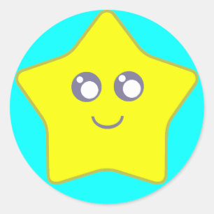 Kawaii Star Aufkleber