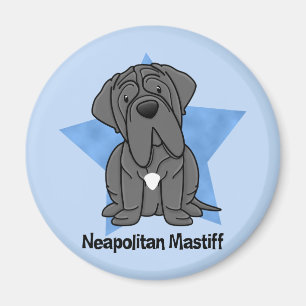 Kawaii Star Neapolitan Mastiff Magnet