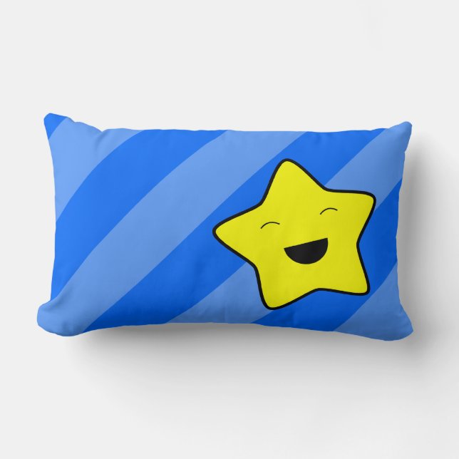 Kawaii Star Pillow Lendenkissen (Vorderseite)