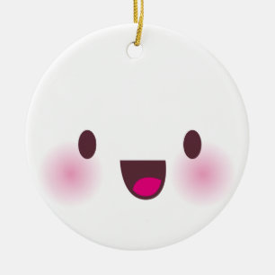 Kawaii stellen gegenüber keramikornament