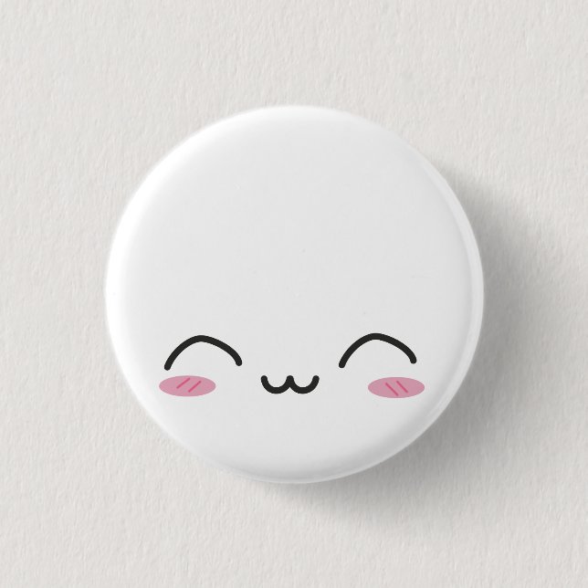 Kawaii stellt gegenüber button (Vorderseite)