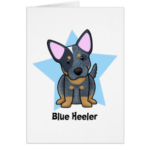 Kawaii Stern-Blau Heeler