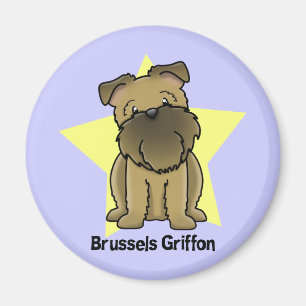 Kawaii Stern Brüssel Griffon Magnet