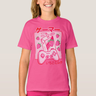 Kawaii Strawberry Milk Shirt Funny Milk