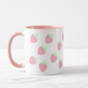 Kawaii Strawberry Tasse