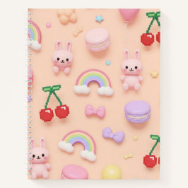 Kawaii Style: Kirschen und Macarons von Natasha Us Notizbuch