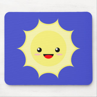 Kawaii Sun Mousepad