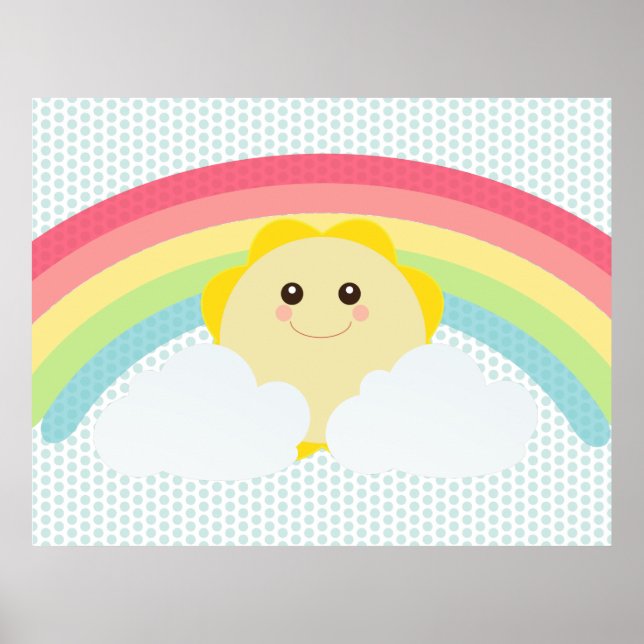 Kawaii Sun Poster (Vorne)