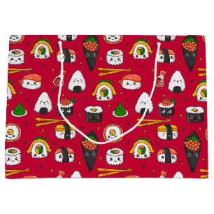 Kawaii Sushi-Geschenktasche Große Geschenktüte