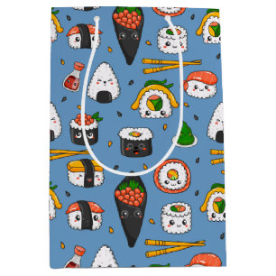 Kawaii Sushi Gift Bag Mittlere Geschenktüte