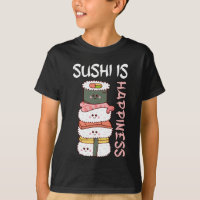Kawaii Sushi Happy Anime Niedlich japanisches Esse