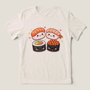 Kawaii Sushi Liebe Tri-Blend Shirt