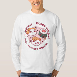 Kawaii Sushi mit lustigen Zitaten für schwarzen Li T-Shirt